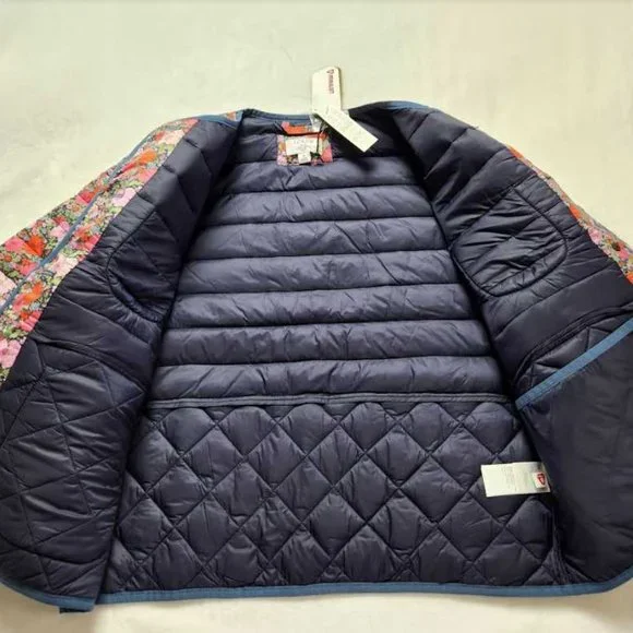 New women's S J Crew quilted lady jacket in Liberty Meadow Song floral - Picture 6 of 12